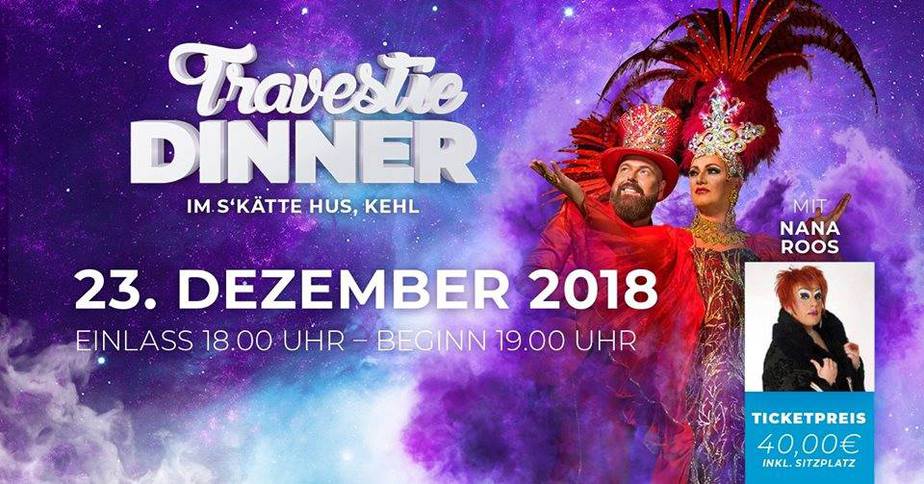 Chapeau Claque Travestie-Dinner am 22.12 + 23.12.18